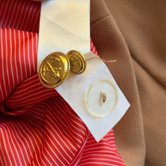 H&M Brown Double Breasted Blazer Jacket Size 2 - Picture 5 of 5